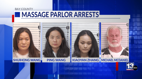 Several local massage parlor owners and managers arrested…